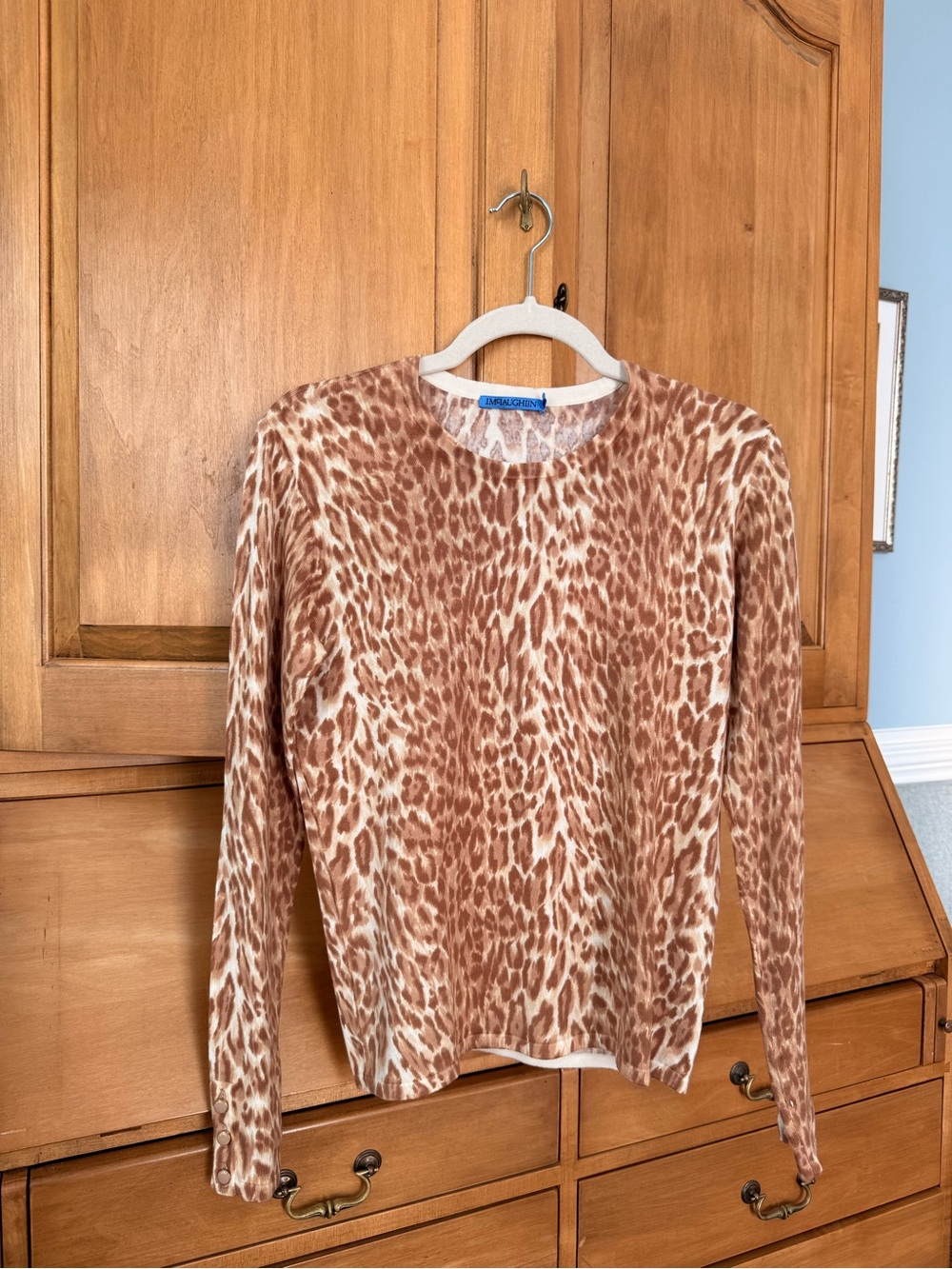 J.McLaughlin Leopard Print Sweater XS